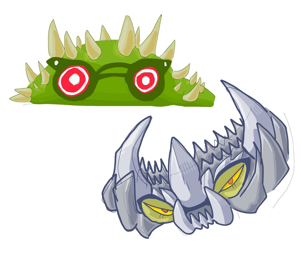 G1RAFARIGGED's tweet photo. I've been too busy watching my girlfriend play Monster Hunter World and climbing fences while dying of alcohol poisoning to even think about coming on here byeee gently underhand tosses doodles from March at you 
( pokemon / pvz 2 arttwt digitalart ) https://t.co/VnamHws4Fc