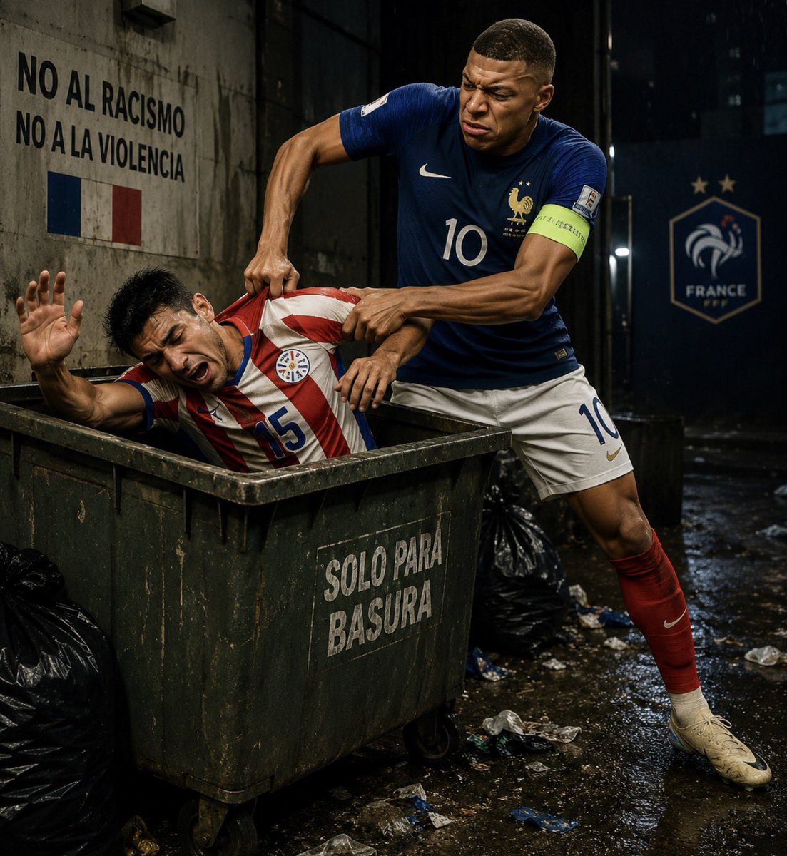 FranceCapitain's tweet photo. @JorgeIb46683673 Gracias a Francia el mundo conoce este pequeño país Paraguay 🇵🇾 artificial refugio de los nazis después de 1945 Un país insignificante que nadie visita Y qué decir de su equipo de fútbol 🤣 https://t.co/lEyhvBG6a0