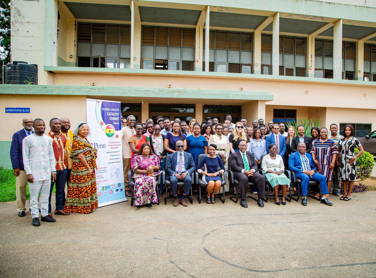 Dr_SAvery's tweet photo. GHC Summit in Ghana - July 2, 2026 at the University of Ghana - School of Nuclear and Applied Sciences, funded by @PennMedicine (Photo highlights) https://t.co/qEDvWvkQhc