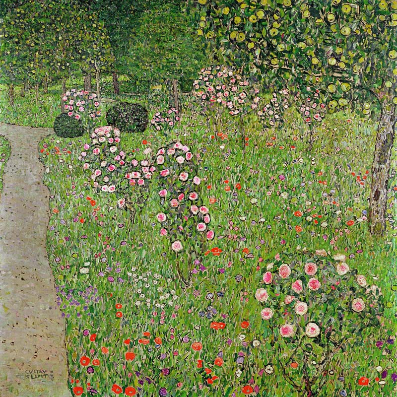DanBerthod's tweet photo. Gustav Klimt
Obstgarten mit Rosen, 1911–1912 https://t.co/EVQEdNsAto