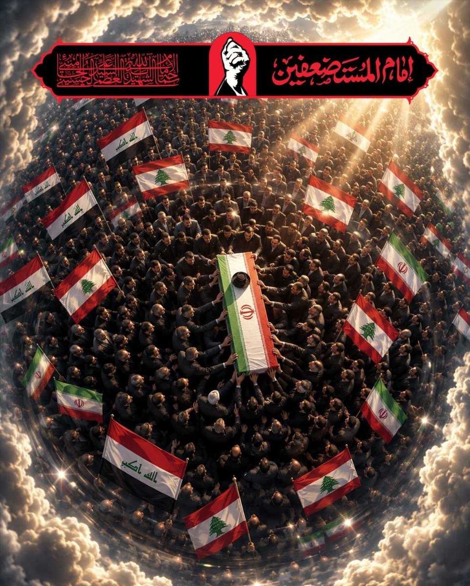 zmrdmmd's tweet photo. في العراق سنكرر المشهد بفخر واعتزاز ملايين الصدور ستشهق بالبكاء والتكبير في تشييع يليق بمقام الإمام الخامنئي.x

#التشييع_المهيب https://t.co/qCuf7ZNYaP