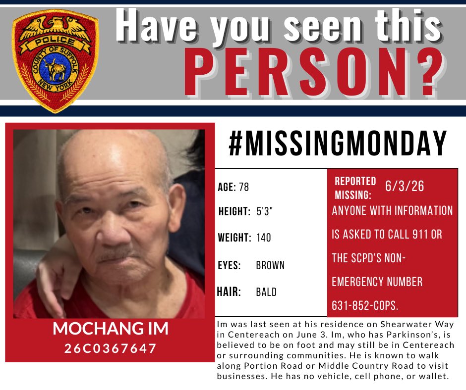 SCPDHq's tweet photo. #MissingMonday https://t.co/CfJTkmGX6F