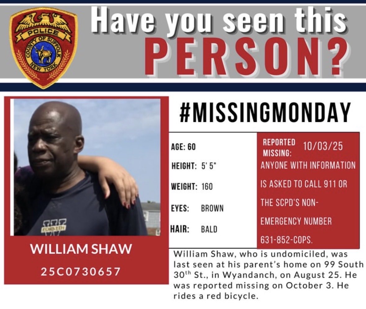 SCPDHq's tweet photo. #MissingMonday https://t.co/CfJTkmGX6F