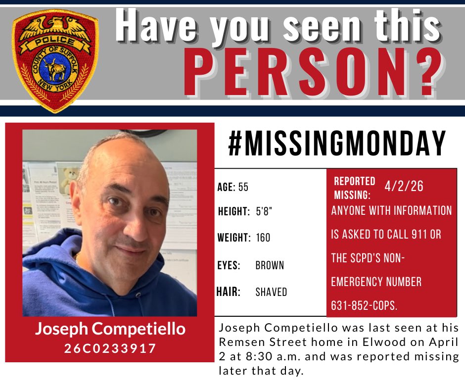 SCPDHq's tweet photo. #MissingMonday https://t.co/CfJTkmGX6F