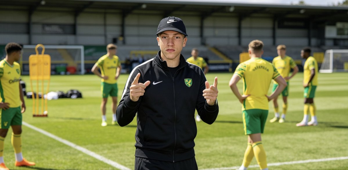 SpenceNCFC's tweet photo. Pre Season Fully complete great effort by everyone involved, Looking forward to the upcoming Season Can’t wait to manage this club from the dugout for a second season 💛💚 #NCFC #Spenceball #TheCanaries #Believe https://t.co/9I6qcWPdEW