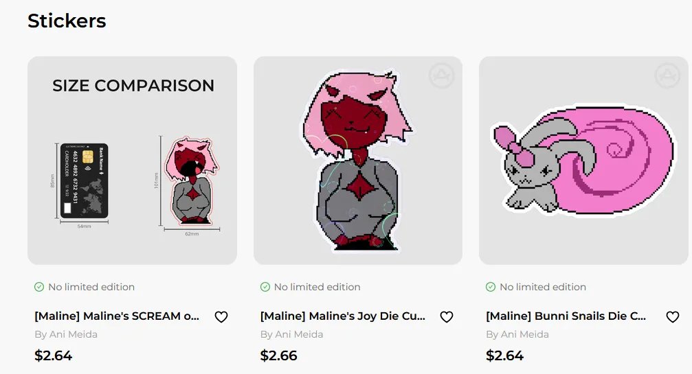happydevilgrl's tweet photo. In case you guys missed it, we just had a totally awesome merch drop!     

Bunny snails Keychain!  

Yuyu Standee!  

and a selection of fun Maline stickers so you can have our Happy Devil Girl adorn whatever you like!   

Available now @ https://t.co/UYYjcxQ8tm https://t.co/2hB1IG2XGC