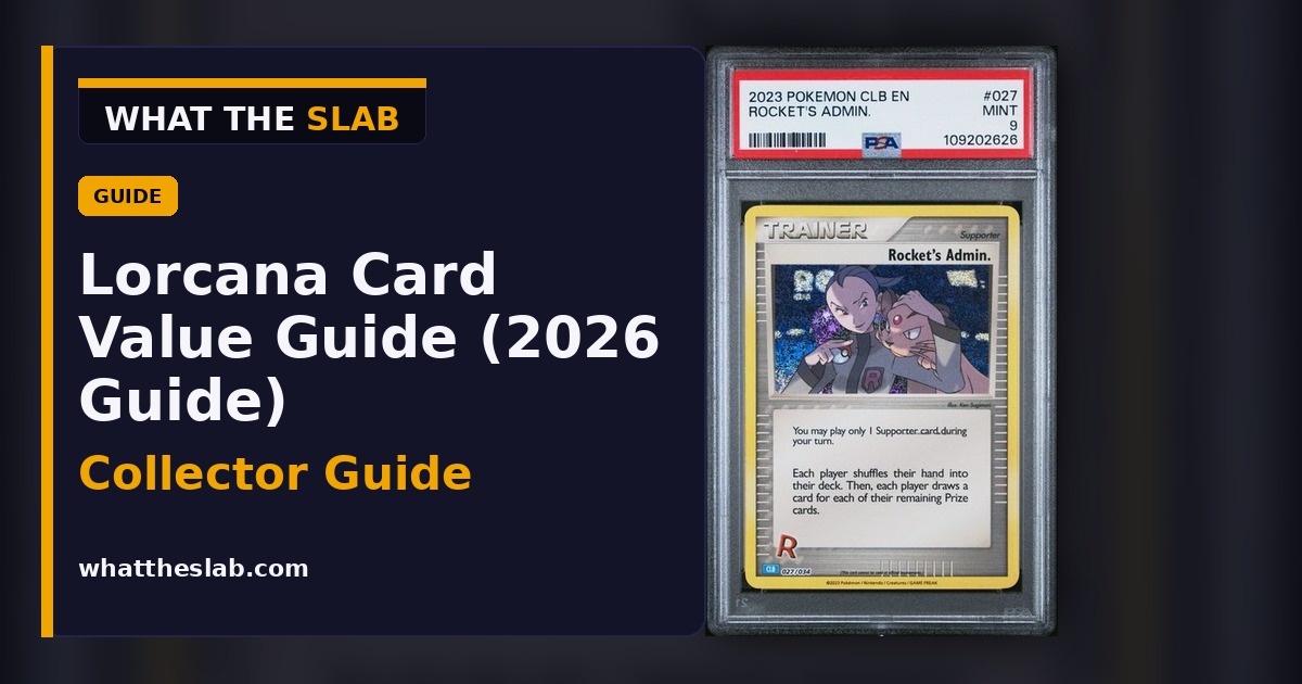 whattheslab's tweet photo. Lorcana card value guide for 2026.

🔖 Save this for later

#TCG #TradingCardGame https://t.co/tpno0euV6t