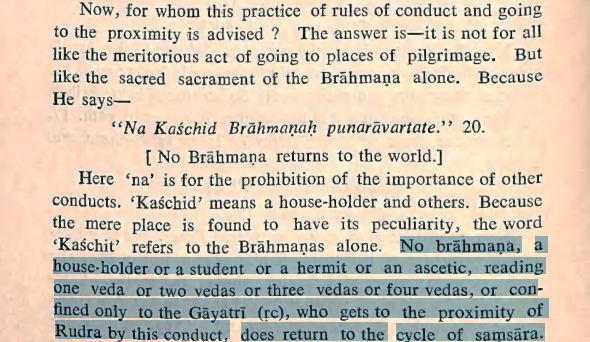 Siradhvaja's tweet photo. Well yeah, it is Vedavirodha to Vedāntins because it is understood be contradictory to their sectarian exegesis of the scripture 🙂and hence, within their vision, anti-Vedic. 

That said, I would contest this from a non-sectarian perspective: https://t.co/laHnOGc8H2