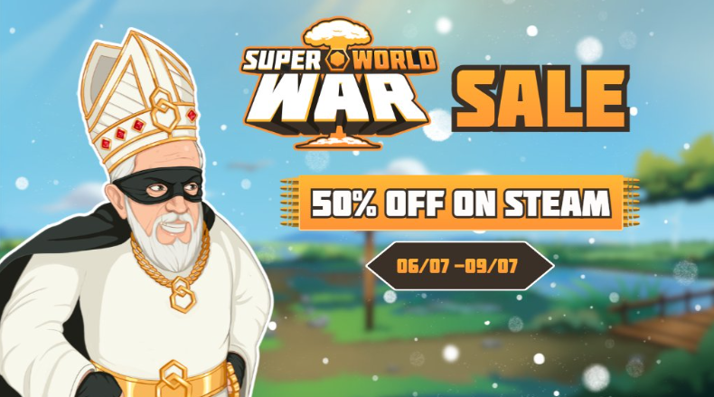 SuperWorldWar_'s tweet photo. SuperWorldWar๐
is on sale now on Steam and Xsolla! To celebrate our latest update
๐Get it now and save while the sale lasts!
#SuperWorldWar #IndieGame #StrategyGame #TurnBasedStrategy #SteamSale #Gaming #NintendoSwitch #PCGaming #JRPG #Xsolla https://t.co/vXC7CeWbPj