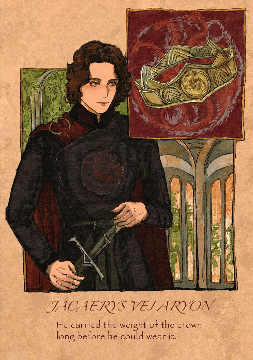 Rorsharch_art's tweet photo. oh prince my prince…😢

#hotd #asoiaf #illustrationㅤ https://t.co/V9nB242aFg