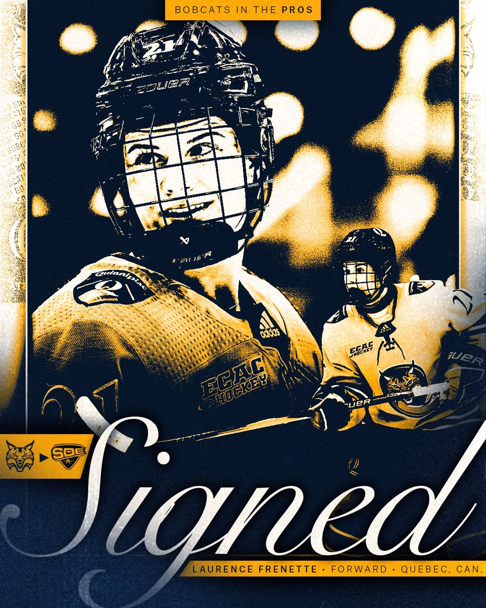 QU_WIH's tweet photo. Congrats Lau on signing with SDE Hockey Damlag!

#BobcatNation x #NCAAHockey https://t.co/qMXaPO20ob
