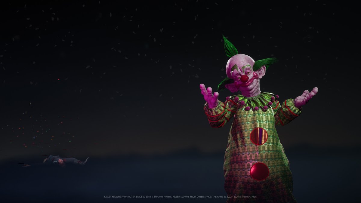 klownsthegame's tweet photo. The Killer Klowns come bringing Killer Savings to the humans of Earth!

From now until 7/11, @Xbox players can treat themselves to Killer Klowns From Outer Space: The Game for 50% off!

Start cocooning today: https://t.co/SQ0soWyqD7 https://t.co/JciA8VJC8W
