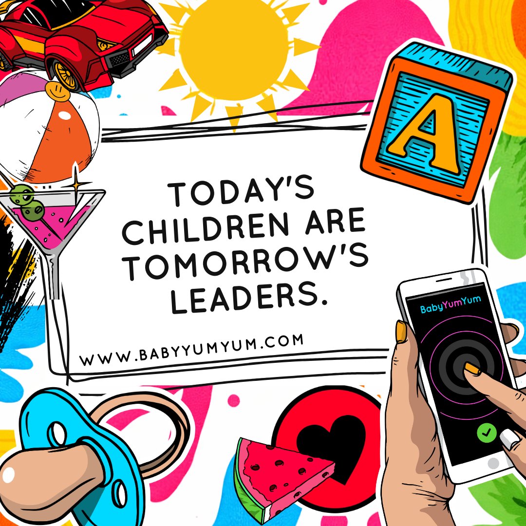 BabyYumYumSA's tweet photo. Todayβs little ones are shaping tomorrowβs world ππβ¨!
#BabyYumYum #BYY #ParentingQuotes #GentleParenting #RealParenting #EverydayParenting #ParentLife #FutureLeaders https://t.co/qAu0WUtj1r