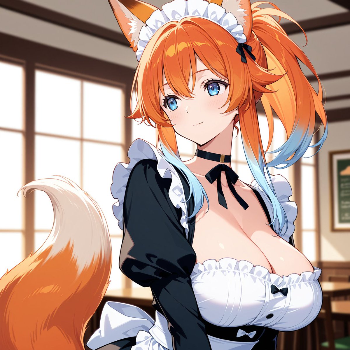 AIFoxbeing's tweet photo. QT ~ Your Maid X QT ~ Your Coffee First
TFTT @Chrisis_AI 

I´ll gladly serve you the best coffee i can do!
Please tell me if you have any other wishes~

Open Invite~

#AIart #AIイラスト https://t.co/TzFXD3nDEq