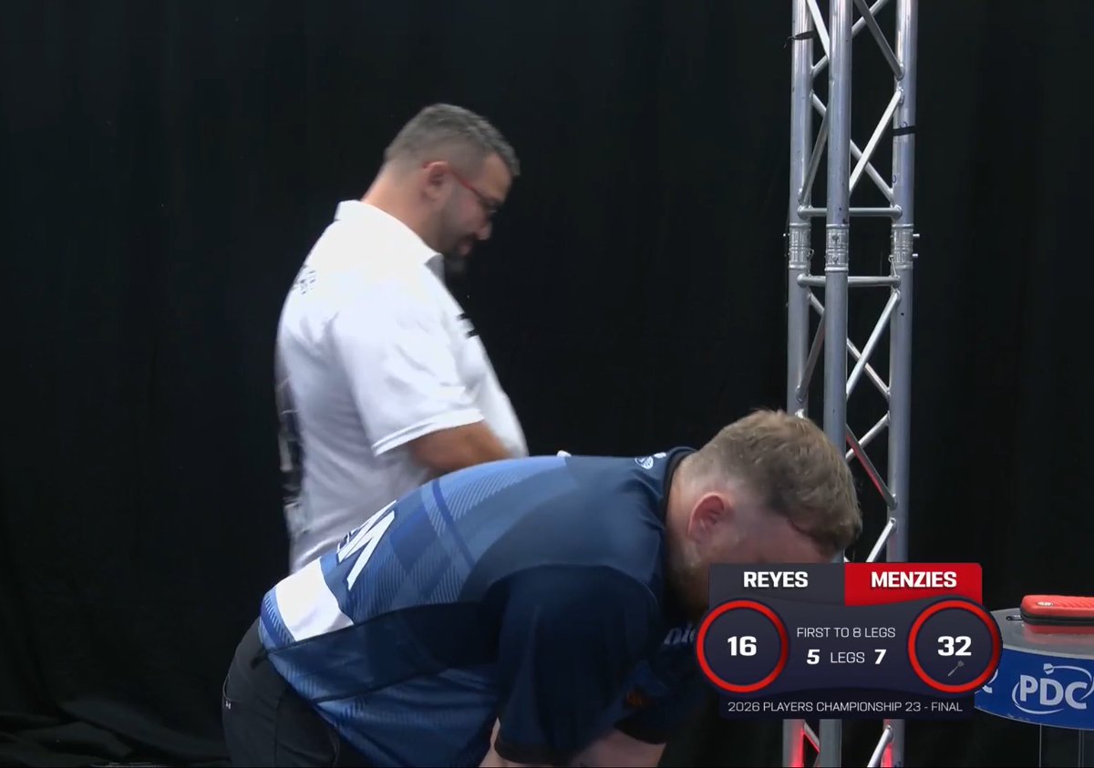 dartsnewsstats's tweet photo. 🏴󠁧󠁢󠁳󠁣󠁴󠁿 CAMERON MENZIES WINS PLAYERS CHAMPIONSHIP 2026 TITLE No.23! 🏆

Route to the title..

✅ Carl Sneyd 6-0
✅ Nathan Potter 6-4
✅ Cor Dekker 6-0
✅ Josh Rock 6-3
✅ Charlie Manby 6-2
✅ Dave Chisnall 7-5
✅ Cristo Reyes 8-5

Congratulations Cameron! 👏 https://t.co/7or01zdgnf