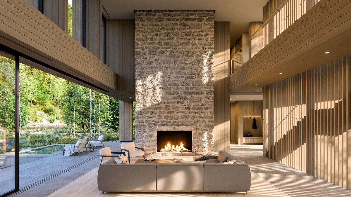 LUXRE's tweet photo. Defined by its elevated outlook and connection to the landscape, River View offers a distinctive perspective on mountain living.

🗝️ Sun Valley Sotheby's International Realty | $24,500,000 USD | https://t.co/0NSYHhSWbC https://t.co/csEZD0Btkn