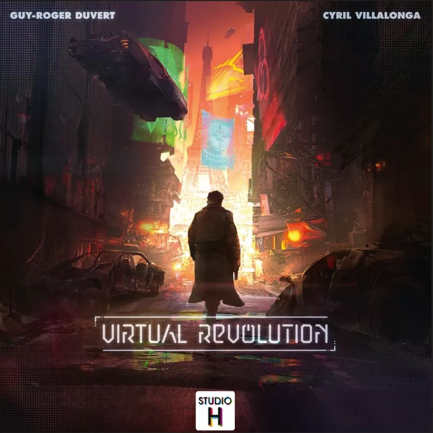 meeplescorner's tweet photo. Random Cool Game of the Day! Virtual Revolution. Published by Studio H. Find out more here ⏩ 👉 Find the link in our bio https://t.co/lG6zqv8TEG