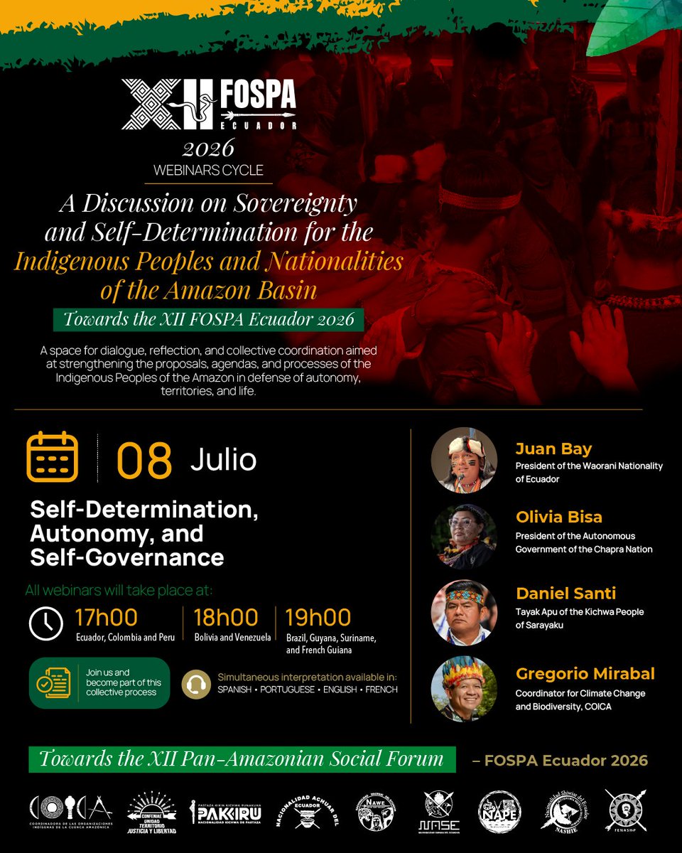 FOSPA #Ecuador 2026 tweet media