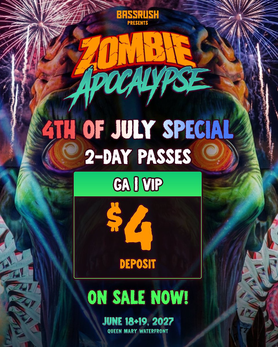 apocalypsefest's tweet photo. Containment costs have been temporarily reduced 📡 Our $4 Deposit Summer Sale ends THIS FRIDAY at 11:59 PM PST ⚠️ https://t.co/5PvRFJB5O0