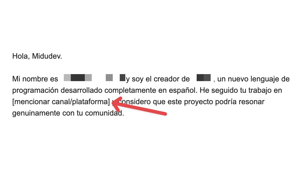 midudev's tweet photo. ¿Cómo me voy a leer un correo que ni tú te has leído? https://t.co/bNwphhvElC