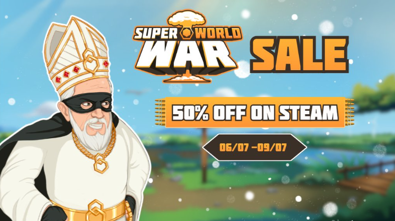 TramierJ's tweet photo. SuperWorldWar ๐ is on sale now on Steam and Xsolla! To celebrate our latest update
๐ Get it now and save while the sale lasts!
#SuperWorldWar #IndieGame #StrategyGame #TurnBasedStrategy #SteamSale #Gaming #NintendoSwitch #PCGaming #JRPG #Xsolla https://t.co/8zfzP5yOzj