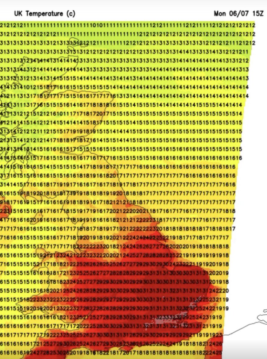 mb018538's tweet photo. @BenKoby1911 @metoffice Benson nearly reached 31c today. Maximum temps recorded at various sites today pretty much match the UKV run from earlier. Stop spouting utter crap. https://t.co/em3BuletbC