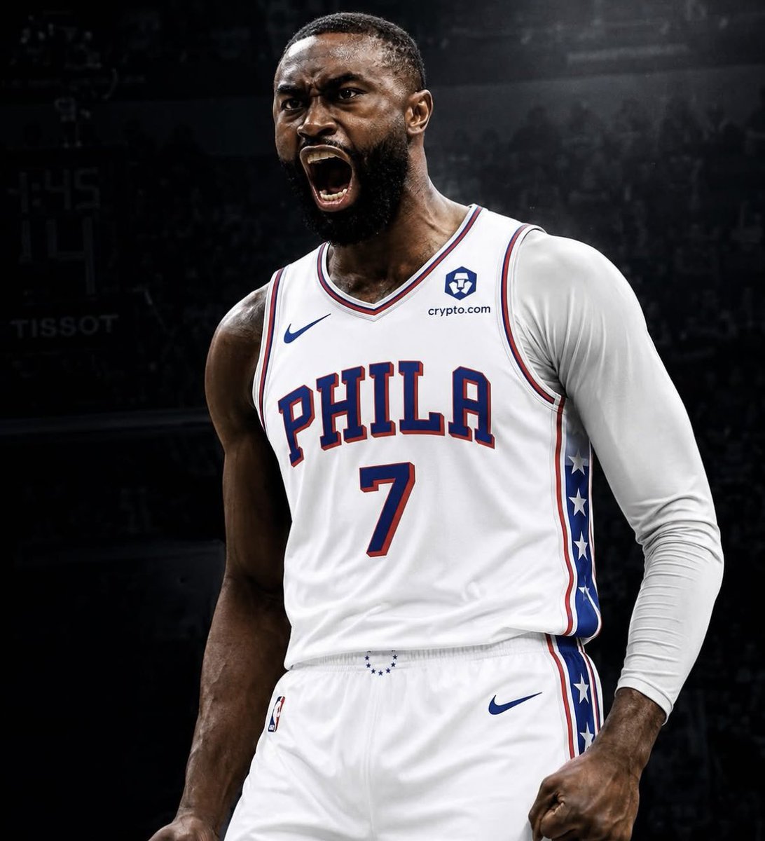 JClarkNBCS's tweet photo. With the trade official, Jaylen Brown released a statement through the Sixers on coming to Philly

“I’m excited to begin this next chapter in Philly. From every conversation I’ve had, it’s clear this is a group that’s hungry, competitive, and committed to winning; and that’s the kind of environment I’ve always embraced. I’ve always believed that success comes from sacrifice, accountability, and putting the team above yourself. I’m looking forward to building with this group, earning the trust of my teammates, and chasing something special together,” Brown said.

“Off the court, I’m just as excited to become part of the Philly community. Throughout my career, I’ve believed basketball can be a catalyst for creating real impact, and I’m eager to continue expanding the work of the 7uice Foundation, investing in youth, education, and opportunities that leave a lasting difference. I’m grateful for this opportunity, and I’m ready to get to work. #Throwtheballup”