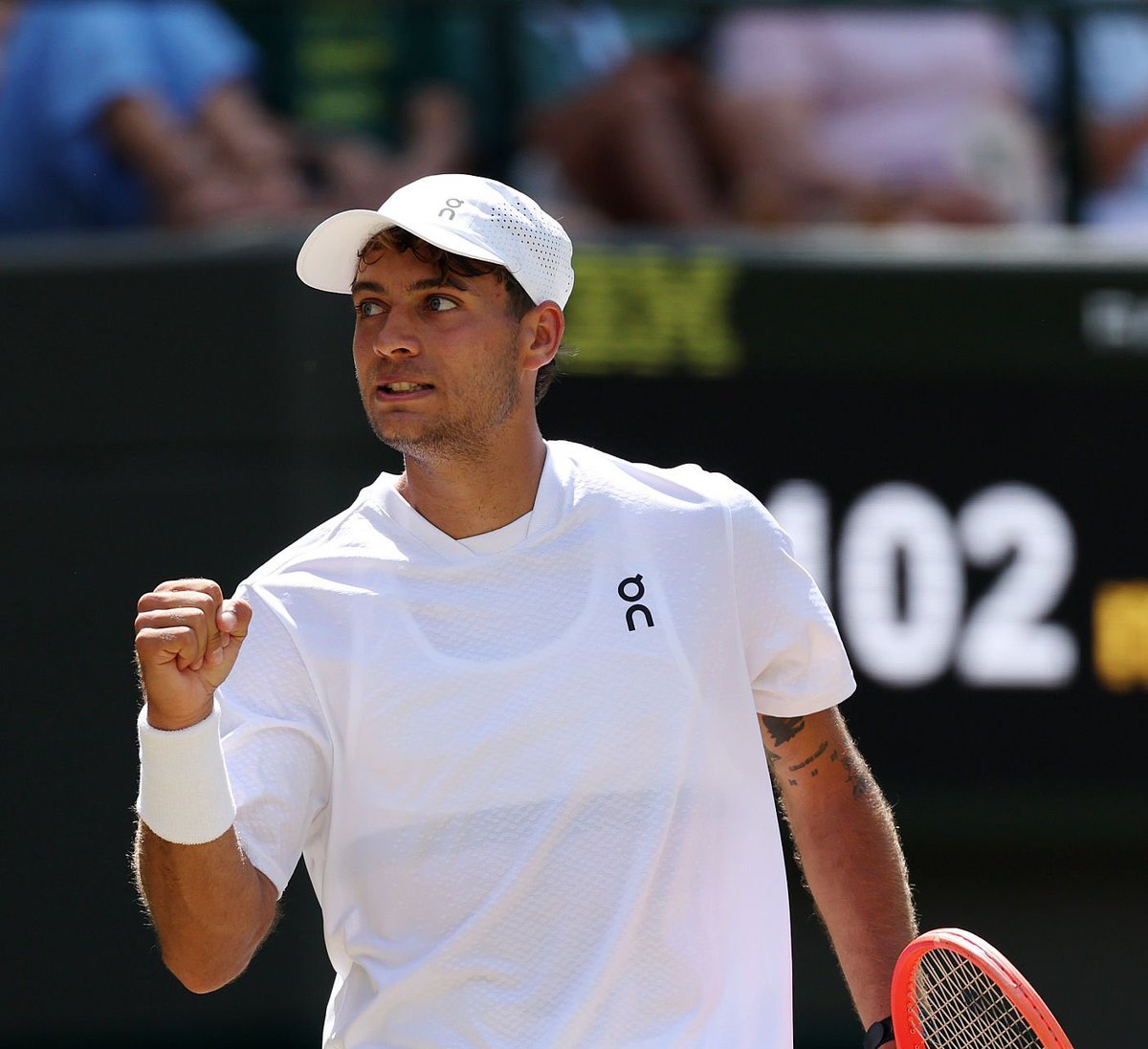 statsports's tweet photo. Wearable technology finally given the green light at Wimbledon. 

The first time in its 149 year old history. 

Players competing in Grand Slam tournaments now have access to real time performance data via STATSports technology. 

Flavio Cobolli on Court 1 today ⬇️ https://t.co/FY705Ajtt5