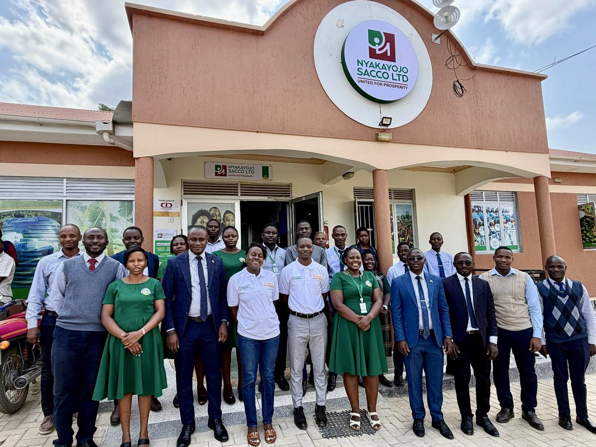 Nyakayojosacco's tweet photo. The future of #SACCO movement in Uganda cannot be built on guesswork; it requires establishing strong, collaborative partnerships.
Today, we hosting a team from @CREEC_256
for a courtesy call at our Head Office in Mbarara City where we had a productive discussion focused heavily on how we can best jointly implement sustainable energy and green, inclusive financial solutions for our community.
This timely engagement highlights the urgent need to integrate green energy into our operational models to create long-lasting, climate-friendly solutions.
At @Nyakayojosacco, we believe that embracing environmental sustainability is key to securing a prosperous future for our communities. By aligning financial inclusion with eco-friendly initiatives, we aim to lead the cooperative sector towards real, impactful climate action.
We’re deeply grateful for what the future of technology and green innovation holds for us. We are eager to leverage these advancing tools to enhance our service delivery and streamline processes for our members.
We cannot wait to see the incredible milestones we can achieve together through this partnership. We remain fully committed to innovating, growing and building a cleaner, brighter tomorrow for everyone we serve. #PartnerWithUs #UnitedForProsperity
#NyakayojoSacco2026
#NywezaEnkumbi