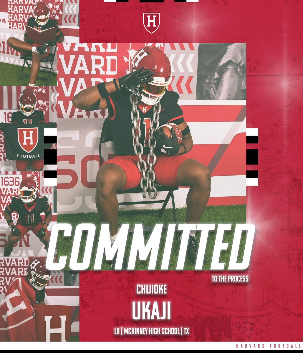 chijioke_ukaji's tweet photo. I'm very grateful for the opportunity and proud to announce that I have committed to continuing my academic and athletic career at Harvard University! Thankful for everyone who helped me get to this point!
@CoachLeonardTX 
@CoachJosh_Uland 
@rrubal77 
@hunter_walling
@CoachDB_TX https://t.co/VcnFBZfXok