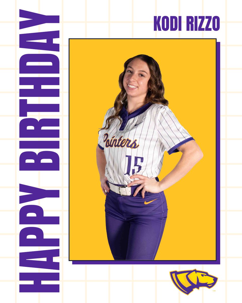 uwsp_softball's tweet photo. 🎂A big Happy Birthday to Kodi Rizzo! Have an awesome day!

#PointerFamily https://t.co/WeoXyh69co