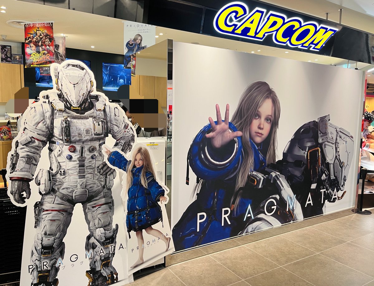 Genki_JPN's tweet photo. Pragmata at the Capcom Store Tokyo! https://t.co/l5cYHuCXR4