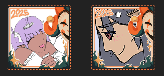 cherryviscera's tweet photo. the defense icons from my friend are so cute together but then when you click on milcah its him beating hama https://t.co/Rx1aBFtHef