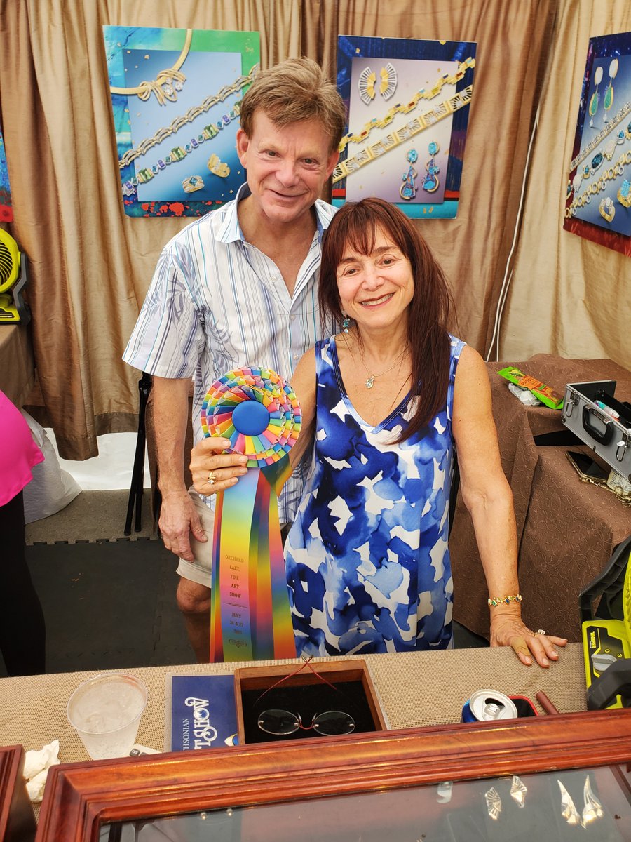 HotWorksArtShow's tweet photo. 🏆 Meet the 2025 Best of Show Award Winners! 🏆

Discover the extraordinary artwork of Joan Michlin & Skip Ennis, winners of the 2025 Best of Show Award, at the 23rd Orchard Lake Fine Art Show by Hot Works—voted among the Top 100 Art Shows in America!

On July 25 & 26, experience a weekend filled with exceptional juried fine art and fine craft created by talented artists from across the country. Whether you're searching for the perfect painting, sculpture, jewelry, glass, ceramics, photography, or a one-of-a-kind piece for your home, you'll find artwork to inspire every style and budget.

🎶 Relax with live entertainment featuring One Love Reggae, D-Tour Band, Sheila Landis Jazz, and more throughout the weekend.

🍴 Enjoy delicious food while strolling through one of Michigan's premier outdoor art festivals.

🅿️ FREE parking in the last back half of the lot behind Corewell Health, 6900 Orchard Lake Road.

📅 July 25 & 26
🕙 Saturday 10 AM–6 PM
🕙 Sunday 10 AM–5 PM
✨ See Art. Love Art. Buy Art.
Visit https://t.co/ViKN96U1uT for details.