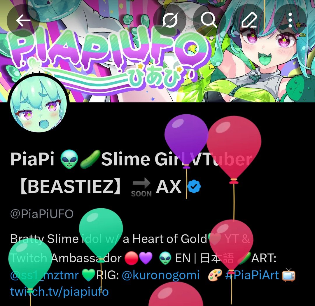 PiaPi 👽🥒Slime Girl VTuber【BEASTIEZ】🔜 AX tweet media