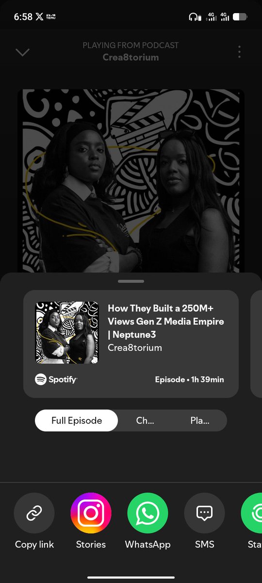 Itsmebunka's tweet photo. I'm currently listening to this podcast and all I've got to say is y'all gotta leave whatever you're doing and go listen or watch the video on YouTube https://t.co/MeM02Xzz2C