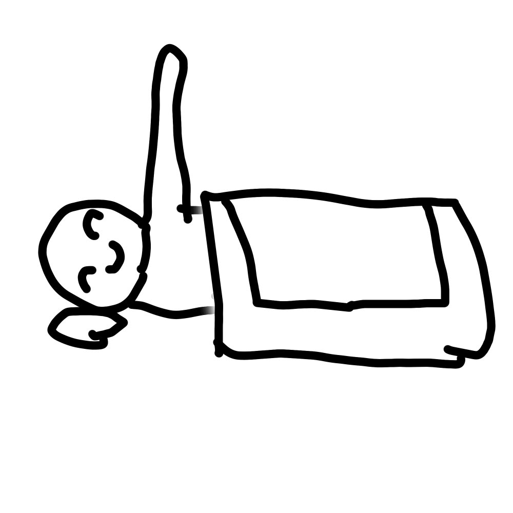 7216_2nd's tweet photo. こうやって横向きで天井に向かって手を伸ばして休むんだよ https://t.co/yPtSknuAYb