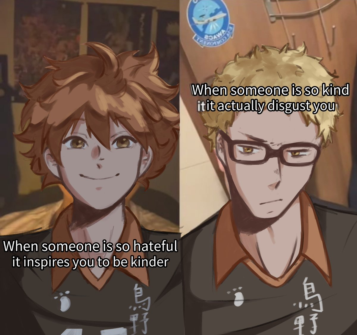 chilaa_kil's tweet photo. Bro is tired
#haikyuu #tsukishimakei #hinatashoyo #ハイキュー https://t.co/6of4k724uy