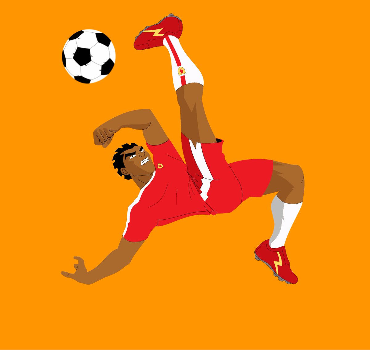 aysonoguntola's tweet photo. An illustration of Shakes, from Supa Strikas. 
👨🏽‍🎨🎨🎨 Done with figma https://t.co/N7DQkvrLvz