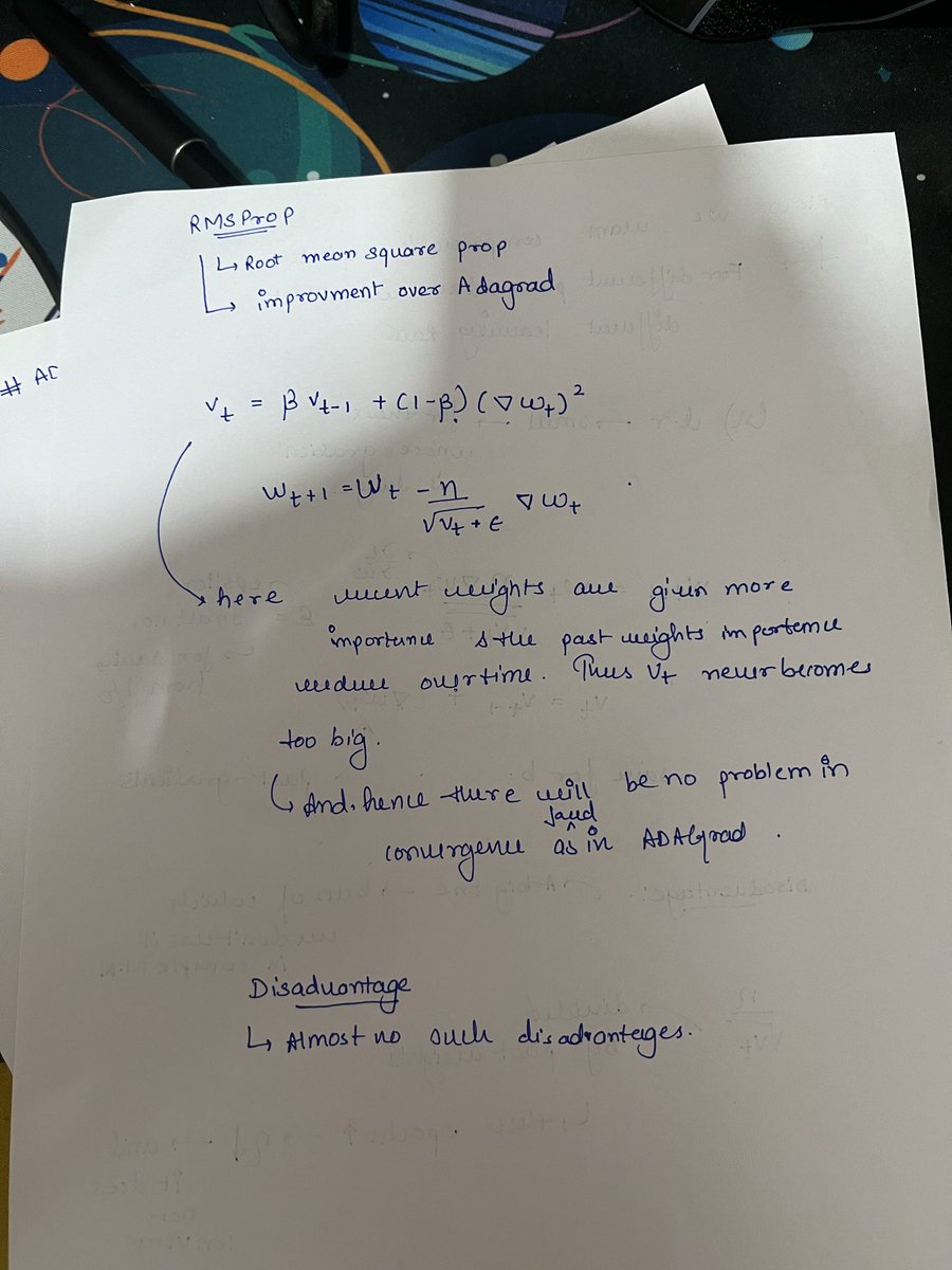 Greymatteryo's tweet photo. #DeepLearning #MachineLearning #AI #PyTorch #NeuralNetworks #Optimization #GradientDescent #Momentum #AdaGrad #RMSProp #Adam #BuildInPublic #LearnInPublic #FromScratch #100DaysOfAI https://t.co/5ogaNKrX3U