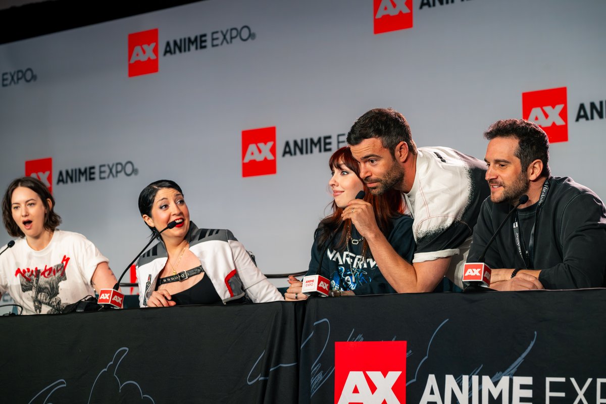 PlayWarframe's tweet photo. A few of our favorite moments from #AnimeExpo 2026!

From the #Warframe: Voices of the Void panel to meeting so many amazing Tenno throughout the weekend, thank you for making Anime Expo one to remember. Until next time! https://t.co/Pm9WkgPdf3