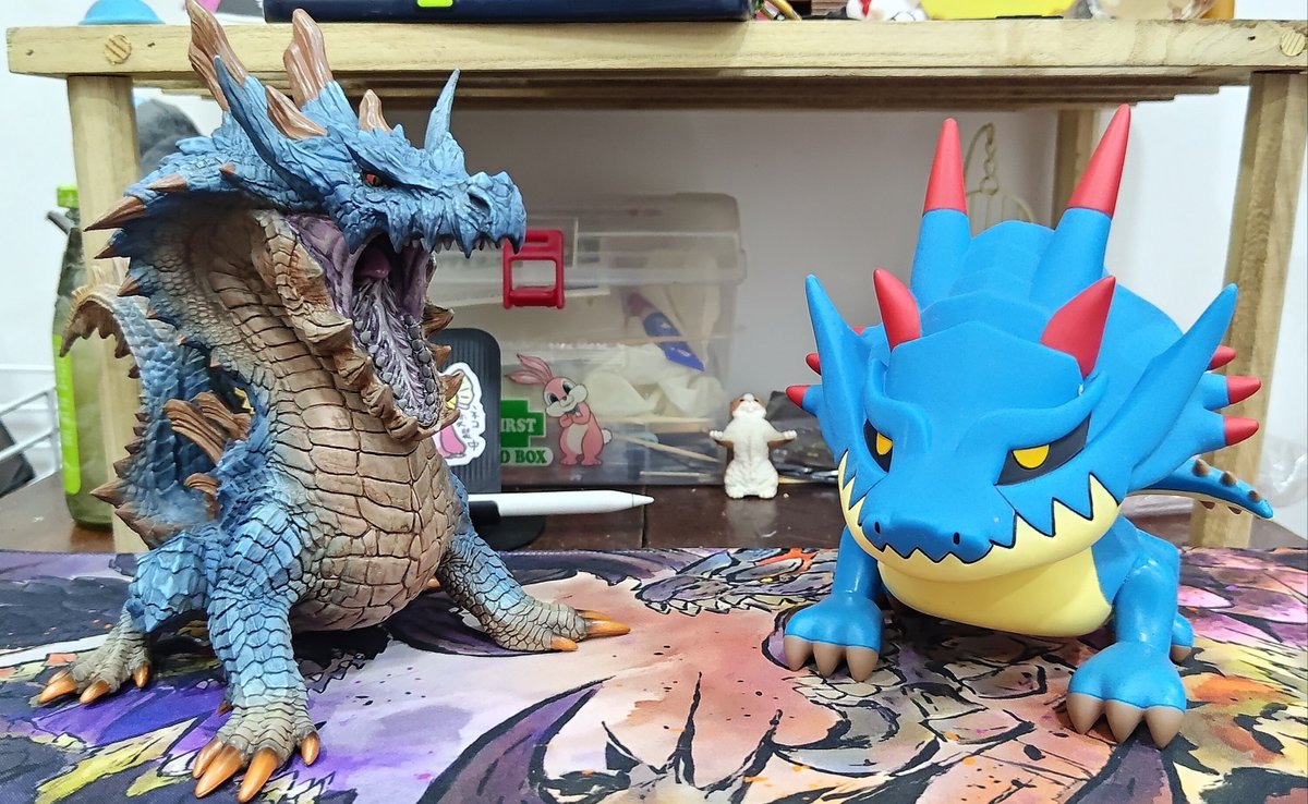 Vipery_07art's tweet photo. Seriously and Non-Seriously 
#Lagiacrus https://t.co/Zbc7Kmjadp