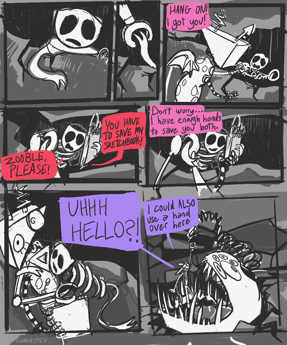RhythmandLime's tweet photo. Out of Bounds (page 21-24) #tadc #comic #jax #zooble #gangle #abstragedy #theamazingdigitalcircus #outofbounds https://t.co/bZ2w7OLCvw