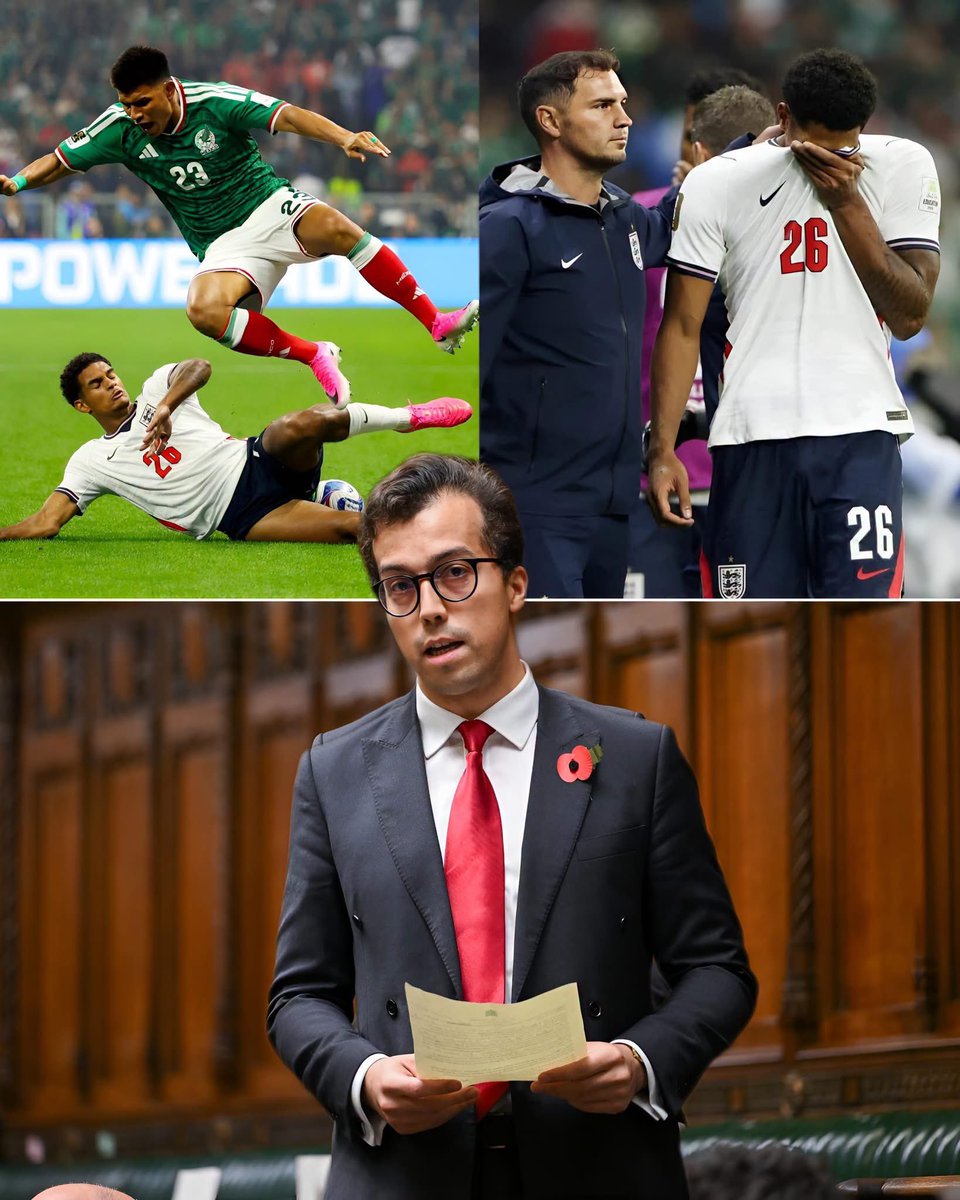 MotivacionesF's tweet photo. ¡INGLATERRA EXIGE EL MISMO CRITERIO A FIFA! 😳

Inglaterra solicitó formalmente que la sanción por la tarjeta roja a Jarell Quansah sea aplazada hasta después del Mundial.

El diputado laborista del Parlamento británico, Noah Law, envió un comunicado oficial al presidente de FIFA, Gianni Infantino, argumentando que, tras el precedente con Folarin Balogun y Estados Unidos, las reglas deben aplicarse con el mismo criterio para todas las selecciones.

Estas fueron sus palabras:

“Si bien considero que la expulsión de Jarell Quansah fue correcta y que las reglas de arbitraje deben aplicarse de manera consistente, también creo que sería justo retrasar el cumplimiento de su suspensión hasta después de la finalización de esta Copa del Mundo.

Ya vimos una situación similar cuando el delantero de Estados Unidos, Folarin Balogun, recibió una tarjeta roja en los dieciseisavos de final.

La integridad de cualquier torneo internacional depende no solo de que jugadores y oficiales respeten las reglas, sino también de que esas reglas se apliquen de la misma manera para todas las naciones participantes.”

La presión sobre FIFA continúa creciendo tras la polémica decisión tomada en el caso Balogun.