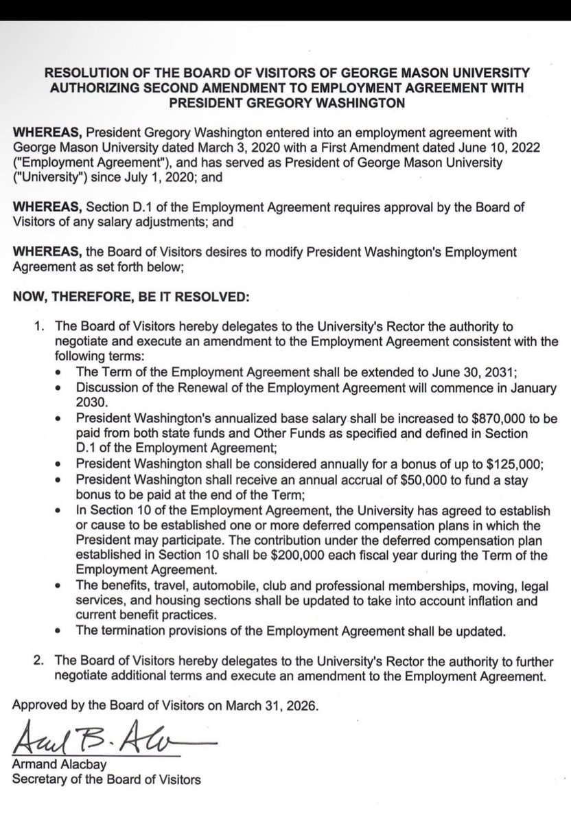 AssocAnderson's tweet photo. When Democrats said they would make things more affordable - they kept their promises. 

$1.2 million for the George Mason president. Guess he can afford the name brand groceries!  Great job Dems. Making Virginia affordable one public college president at a time. https://t.co/GEQLRzWr0Q