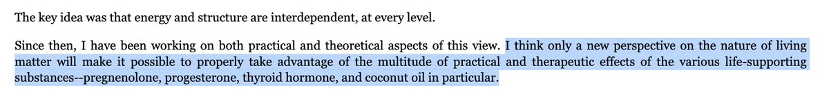 JungianPeater's tweet photo. Among the particularly 4 life-sustaining substances Ray Peat specifically mentioned coconut oil. Do not sleep on it. https://t.co/SB9VJxe3UY
