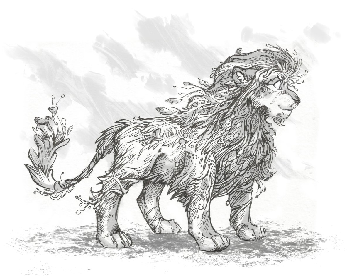 Taski_Guru's tweet photo. Line art of fantasy feline ocs characters (closed)
#lineart #felineoc #caracal #line_art #lionoc #forestspirit #mount https://t.co/X9Obs2PEqE