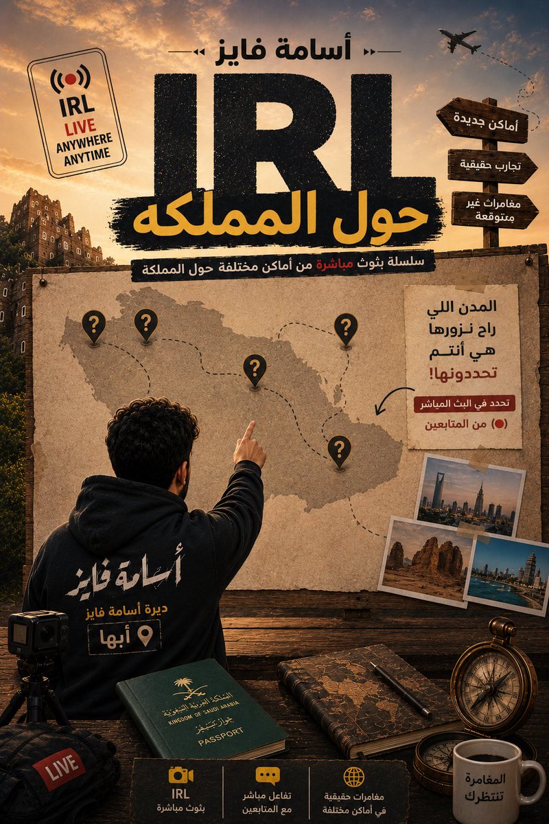 iOSAMAA6's tweet photo. على بركة الله نبدأ السلسله الموعوده في المنطقة الجنوبيه 
يوم الخميس🔥👍🏻 https://t.co/XYwaeEdfL4