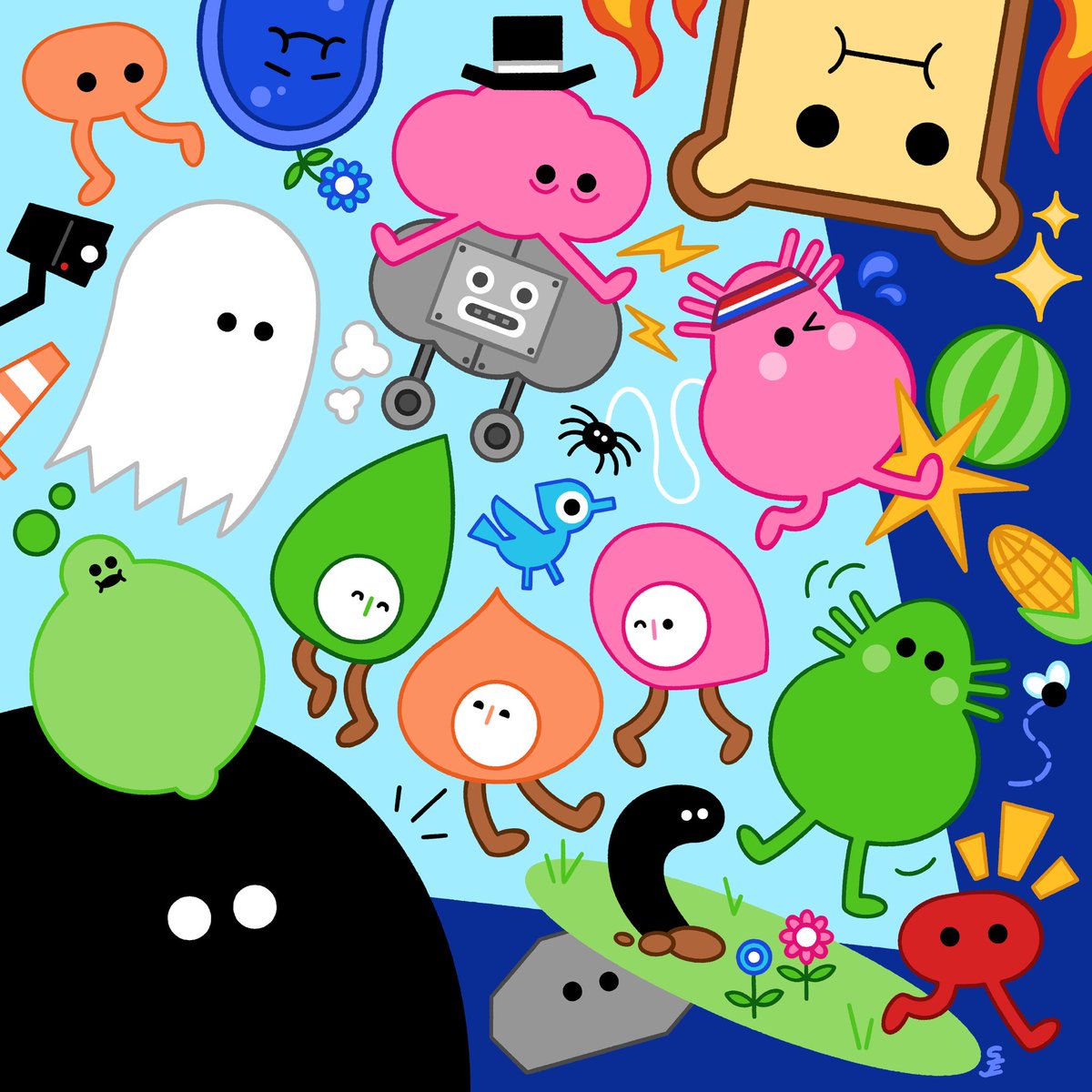 Sarvis_SJE's tweet photo. Keep the hype for #Pikuniku2 alive!!!

#Pikuniku #PikunikuFanart #PikunikuArt #Piku https://t.co/9MmAPcdY3l