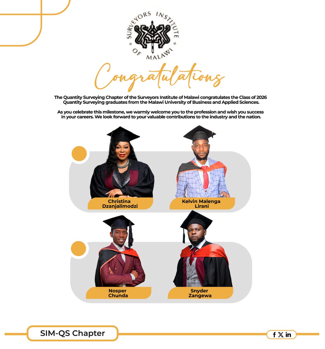 QSChapterMalawi's tweet photo. Congratulations 🔥🔥🔥 https://t.co/tFIxY2H44O